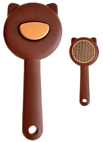 Quorvex Cepillo de pelo para perros, cepillo para mascotas, suministros de aseo para gatos, suministros de limpieza para pelo largo, corto, suelto, cachorro, gatito, conejo, mascotas, baño