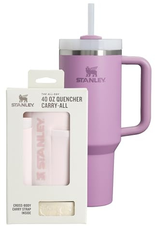STANLEY 1913 Quencher H2.0 - Carry-All - Lilac | Cold For 11 Hours - Iced For 48 Hours - Includes All-Day Quencher Carry-All