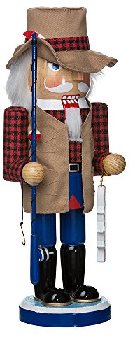 Kurt Adler 12-Inch Wooden Fisherman Nutcracker