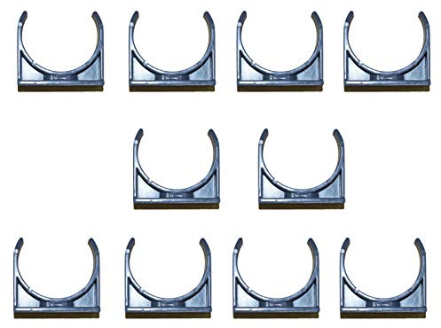 SPIRATO 10-er Pack PVC Rohrschelle - 50mm