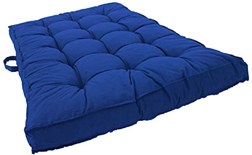 Ambientehome Cuscino per pallet, 120 x 80 cm, colore blu