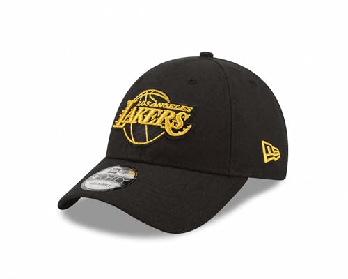 New Era Los Angeles Lakers NBA cap verstellbar 9Forty Basketball Kappe Snapback Schwarz Gold - One-Size