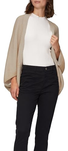 s.Oliver Poncho con Motivo a Maglia, 83W3, Taglia Unica