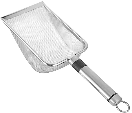 FRCOLOR Metal Cat Litter Scoop Design for Easy Cleaning and Maintenance Large Capacity for Efficient Cat Litter Management