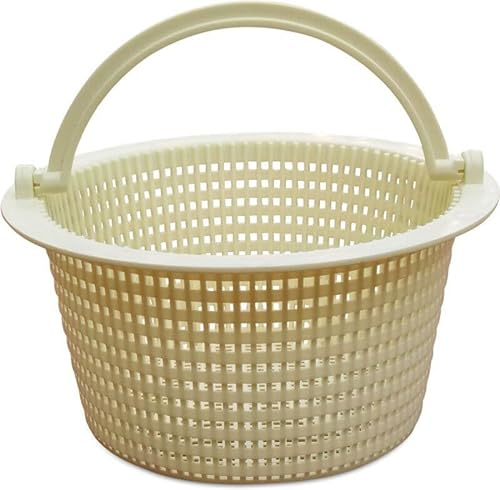 WeltenMarkt Mega Skimmer Basket Compact, raccoglifoglie di alta qualità per la cura della piscina, plastica resistente, perfetta per skimmer standard, facile installazione e pulizia