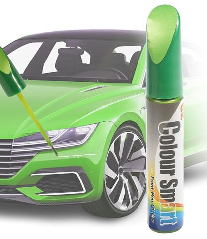 Flaconi Peinture Voiture,Peinture Voiture Carrosserie,Stylo Peinture Voiture,Stylo Reparation Rayure Voiture,Stylo Retouche Peinture Voiture,Anti Rayure pour Carrosserie Moto (Vert)