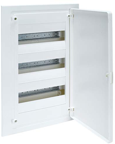 Caja empotrable golf serie VF, 3 filas, 36M, con puerta opaca blanca