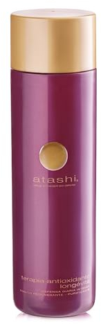 Atashi Antioxidante | Erfrischendes Reinigungs-Tonic | Tonisiert, pH-Ausgleich, Energetisiert, Verfeinert | Glykolsäure, Fruchtextrakten, Vitamin C, E, CoQ10 | Für empfindliche Haut geeignet | 250 ml