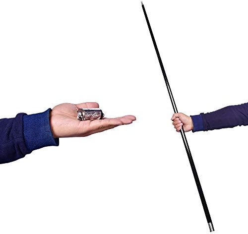 SUMAG Bâton magique en métal avec tutoriel vidéo pour magiciens professionnels, scène, gros plan, tours de magie, accessoires de poche