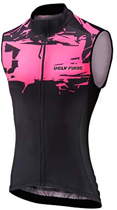 UGLY FROG Invierno Conjunto de Clásico Ciclo Maillots Primaveral Bike La Ropa De Los Hombres Sin Mangas Ciclismo Chaleco Cremallera Completa Transpirable