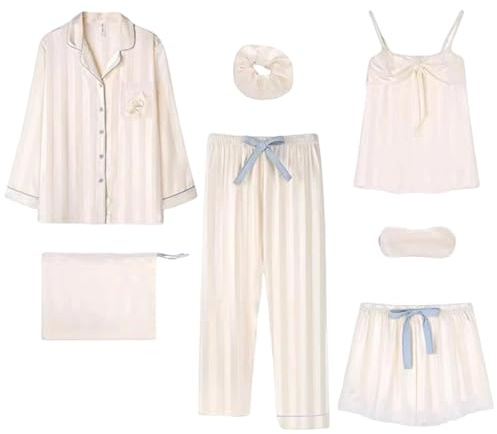 Ensemble pyjama pour femme - Doux et confortable - Tenue de nuit relaxante et confortable - Deux pièces - Doux et confortable