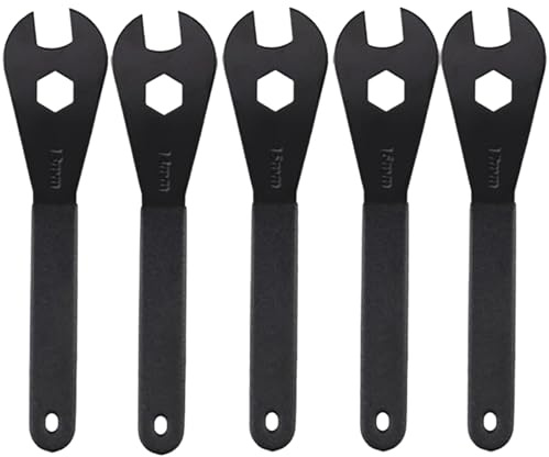 YOYEAH Cykelskiftnyckel set 13-17 mm, pedalnyckel och mittrörelse, multifunktionellt cykelparkeringsverktyg för underhåll och reparation