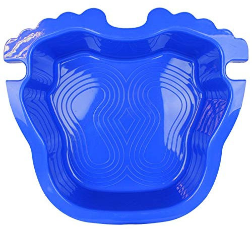 Linxor - Pédiluve Bleu avec Fond antidérapant et accroche échelle pour Piscine Hors Sol