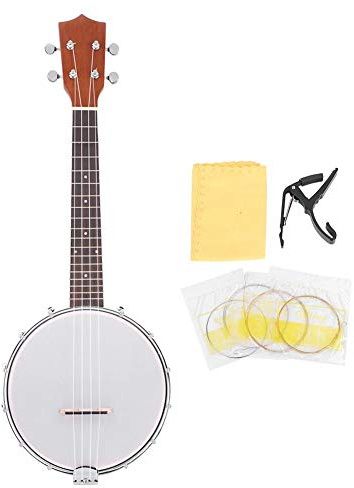 Huairdum 4-saitiges Banjo-Set, 4-saitiges Banjo-Set mit BJ10-Saiten
