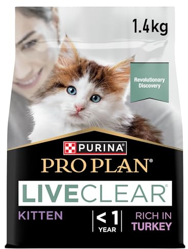 PRO PLAN® LIVECLEAR® Kitten 1-12M Rich in Turkey Dry Cat Food 1.4kg