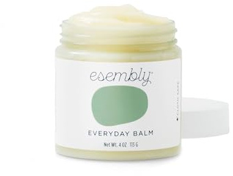 Esembly Everyday Balm, Organic Diaper Balm for Delicate Baby Skin, Diaper Rash Prevention, Multiple Uses Including Nipple Cream, Cradle Cap, Dry and Chapped Skin, Made in USA, 4oz
