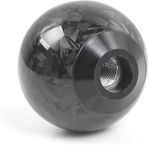 muge racing Pomello del cambio (sfera in fibra di carbonio, nero)
