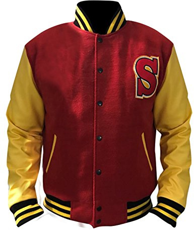 Fashion Hyped Crows Smallville Clark Kent Varsity Letterman Veste, Laine avec manches synthétiques, XL