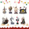 Ellxen 8pcs Acrylic Christmas Tree Hanging Ornaments,The Before Christmas Decorations,Halloween & Christmas Hanging Sign Decorations,for Christmas & Halloween Decor A