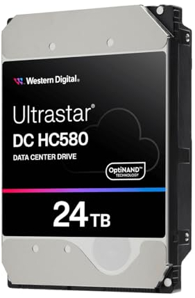 WD Ultrastar DC HC580 WUH722424ALE6L4 - Festplatte - 24 TB - intern - 3.5 (8.9 cm) - SATA 6Gb/s - 7200 RPM - Puffer: 512 MB