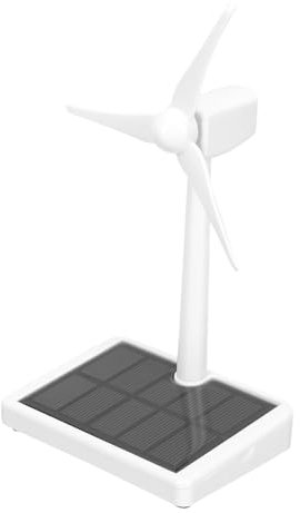 TOBBOMEY Modèle Éolienne Solaire Éducatif Jouet Scientifique pour Expérience sur Énergie Renouvelable Et Apprentissage des Énergies Solaires Et Éoliennes