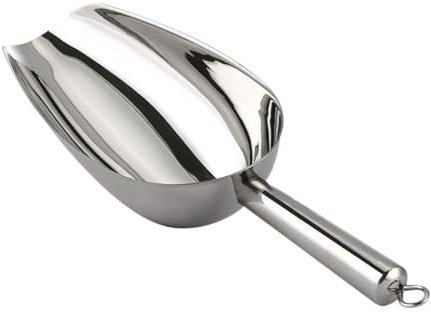 Isskopa i rostfritt stål, 1 ST Kök Mat Godis Skopa Is Skopa Mat Mjöl for Bar Kommersiella köksredskap(Stainless Steel 10oz)