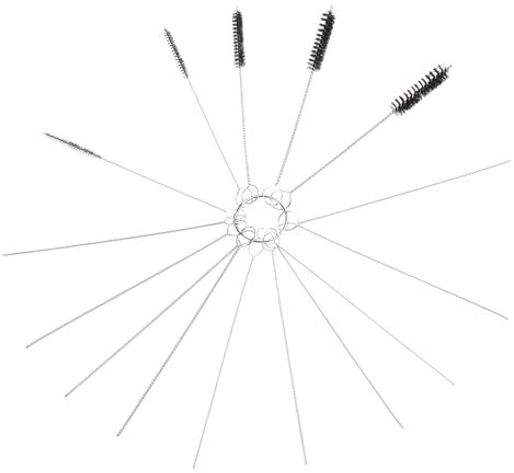 Outil d'entretien pour carburateur de véhicule avec 15 aiguilles de nettoyage en acier inoxydable multifonction, brosse de nettoyage de carburateur