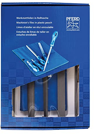 PFERD 16081 5 Pieces 10 542 WRU Type American Pattern Machinists File, Second Cut