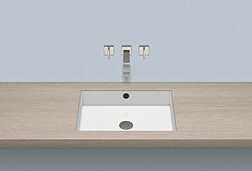 Alape˘ Unterbaubecken, rechteckig, weiß, mit Überlauf, mit antibakterieller Oberfläche, 49,4cm x 11,1cm x 36,9cm