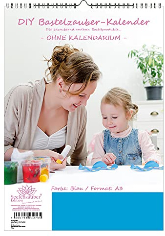 Diy Hantverk Magisk Sårkalender Att Pyssla Utan Kalender Din A3 Porträttformat Färg: Blå - Soul Magic Fotokalender Hantverkskalenderhantverk