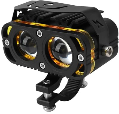 LKRGBXA Faro Del Motociclo Per Fari A LED Per Motociclette Veicoli Elettrici Lampada Per Aiuti Per L'illuminazione Stradale Impermeabile Faro Lungo A Fascio Corto