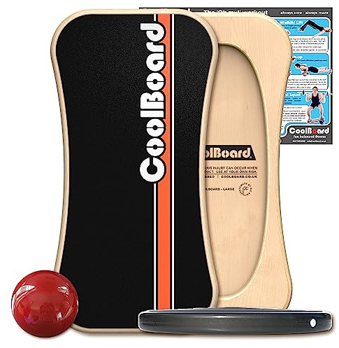 CoolBoard 2in1 – Large - 3D Balance Board/Core Trainer & Superior Wobble Board