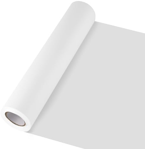43cm x 50m Transparentpapier Rolle, 26 g/m² Seidenpapier Skizzenrolle Schnittmusterpapier Rolle Zeichenpapierrolle zum Zeichnen Skizzieren Verpacken Basteln
