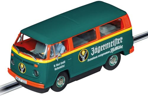 Carrera Evolution VW Bus T2b Jägermeister | Slotcar Ready to Race | Perfekt für Männer, Kinder & Erwachsene | Maßstabsgetreue 1:32 Nachbildung mit Lichtfunktion