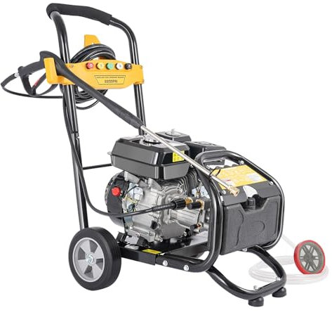 Petrol Pressure Washer 7.5hp High Power Jet Washer with Inlet/Outlet Pipe and Outlet Pipe, 2200 PSI/150 Bar Industrial Parkside Pressure Washer Petrol Jet Pressure Washers for Patio and Car