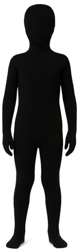 A2Z 4 Kids Traje de cuerpo completo para niños y niñas, disfraz de Halloween aterrador, traje de cuerpo completo de sombra 6-8