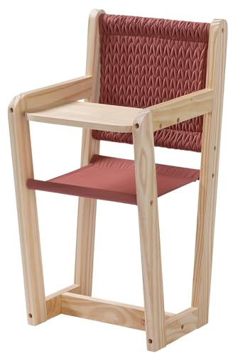 howa Puppenhochstuhl aus Holz Grace - Puppenmöbel Hochstuhl für Puppen bis 50cm 2870