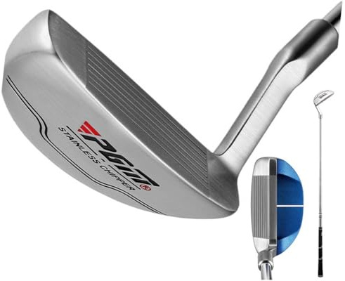 Cippatrice da golf a 35 gradi con albero in acciaio, ideale per destrorsi, uomini, donne, principianti, sport all'aperto, golf, putter da taglio (35 gradi)