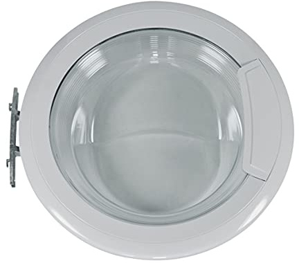 Whirlpool Bauknecht 481010604375 ORIGINAL Tür Bullauge Fenster mit Türaußenring Frontglasscheibe Türinnenring Türgriff Scharnier Waschmaschine auch Privileg Indesit C00443216