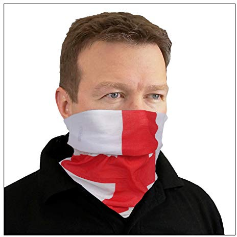 Lomo Headover Scarf Bandana Beanie (England Flag) St Georges Cross