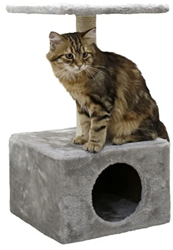 Kerbl Rascador Amatista Cueva Superficie de Descanso columnas silsal, Gris