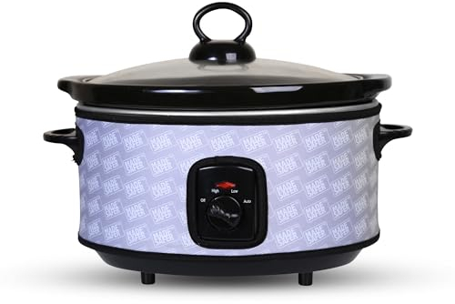 Made Safer - Portable Slow Cooker, Electric Cooker for Overnight Cooking, Versatile and Dependable Slow Cookers, Lightweight Electric Cooking Appliances, Removable Pot, 3.5L