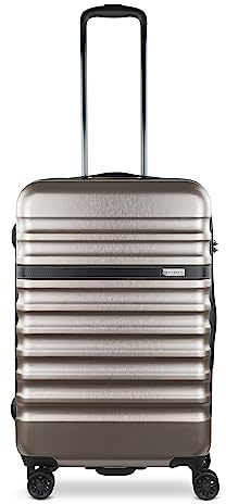 bugatti Corium Hartschalenkoffer 68x44,5x25 cm - 55L, 4 Rollen mit TSA Zahlenschloss, Rose