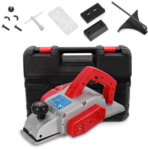Piallatrice elettrica per legno, 220 V, 1300 W, per piallatrice portatile in legno, con larghezza di 90 mm, profondità di serraggio fino a 2 mm