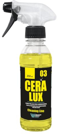 Resin Bike Care - Cera Lux - Cera Polish 250 ml, Lucidante per Moto, Scooter e Auto, Plastiche, Carene e Superfici Verniciate, Effetto Brillante e Idrorepellente, Protezione Anti Sporco Senza Solventi