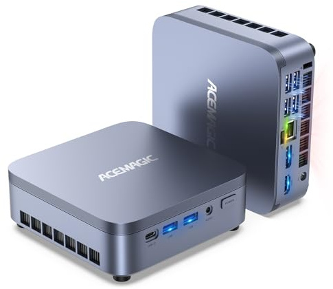 ACEMAGIC Matrix M5 Mini-PC, Intel Core i7-14650HX (16C/24T), 32 GB DDR4 RAM 1 TB PCIe 4.0 SSD Mini Computer Desktop, Triplo Display 4K/WiFi 6/Win11 Pro per Giochi, Creazione di Contenuti e ufficio