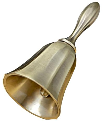 OHPHCALL Campanello da Tavolo in Lega di Zinco per Ristorante e Hotel Campanello Manuale Retrò Maniglia Comoda Decorativo per Bar e Sala da Pranzo Dimensioni 4,8x4,8x10 Cm
