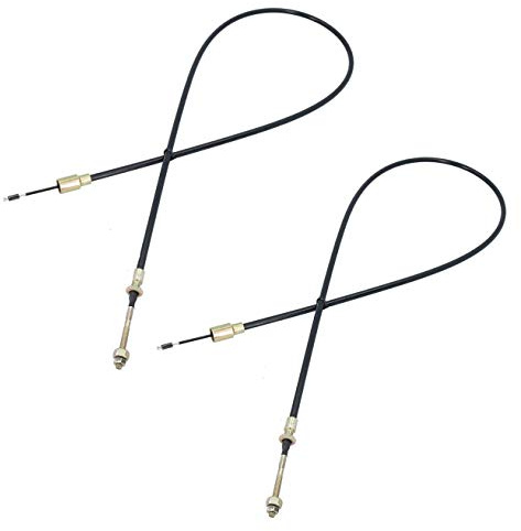 AB Tools 2 x Cable de Freno de Remolque de Larga duración Knott Systems Ifor Williams Funda Exterior 930mm
