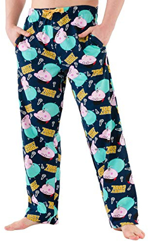 Peppa Pig Mens Lounge Pants Daddy Pig Multicoloured Small