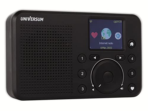 UNIVERSUM IR 200-21 tragbares Internetradio mit Akku, MicroSD, Bluetooth und Kopfhörerausgang WLAN